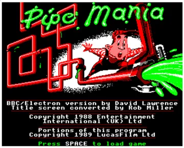 Pipe Mania (1988)(Entertainment International) screen shot title